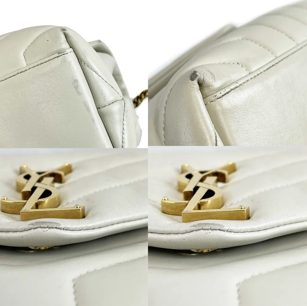 Saint Laurent Loulou Shoulder Bag Matelasse Chevron Leather Medium