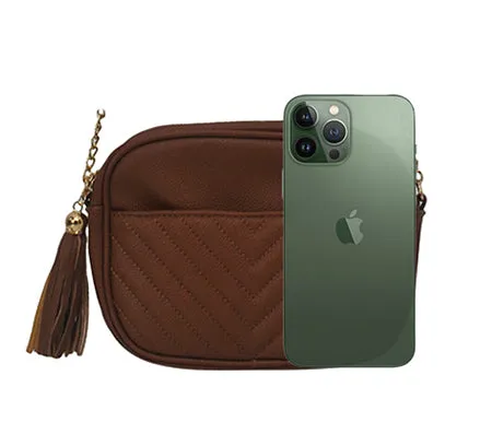 SALE! Brown Chic Faux Leather NGIL Crossbody Bag