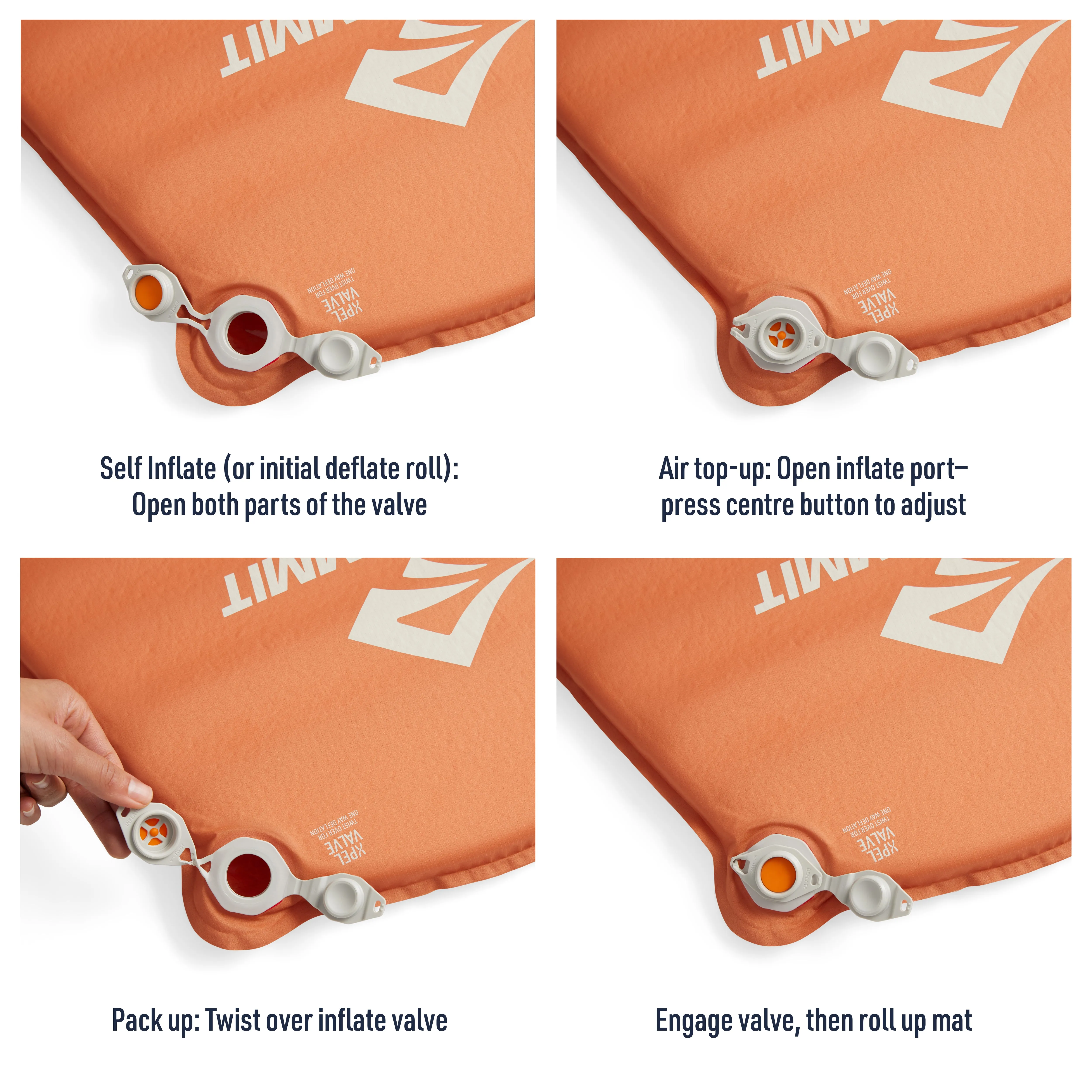 Sea to Summit Pursuit Plus Self Inflating Mat - Regular Contour