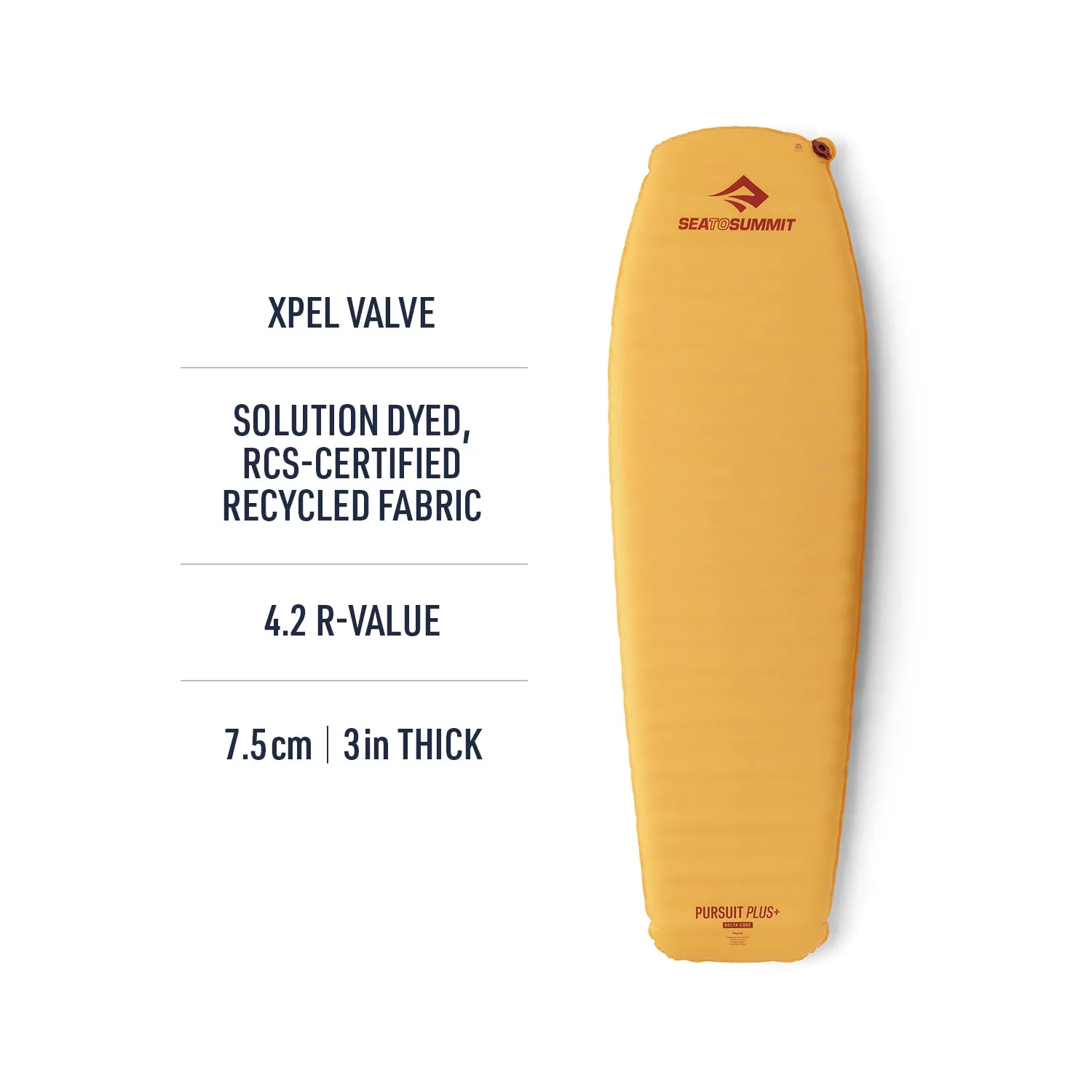 Sea to Summit Pursuit Plus Self Inflating Mat - Regular Contour