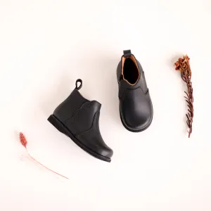 SECONDS Black Ophelia {Children's Leather Boots}
