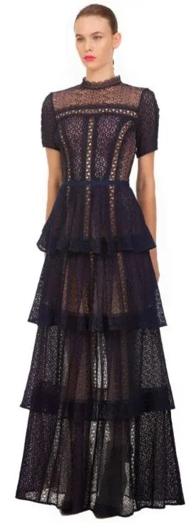 Shamala Mermaid Long Lace Dress