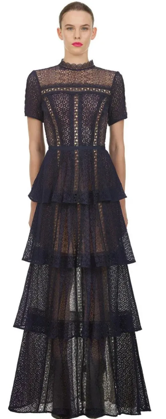 Shamala Mermaid Long Lace Dress