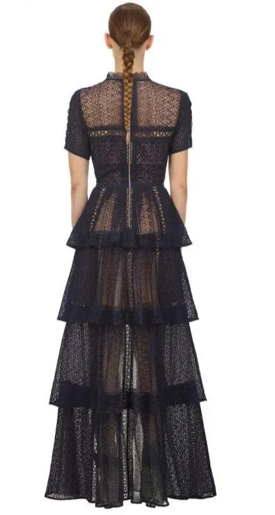Shamala Mermaid Long Lace Dress