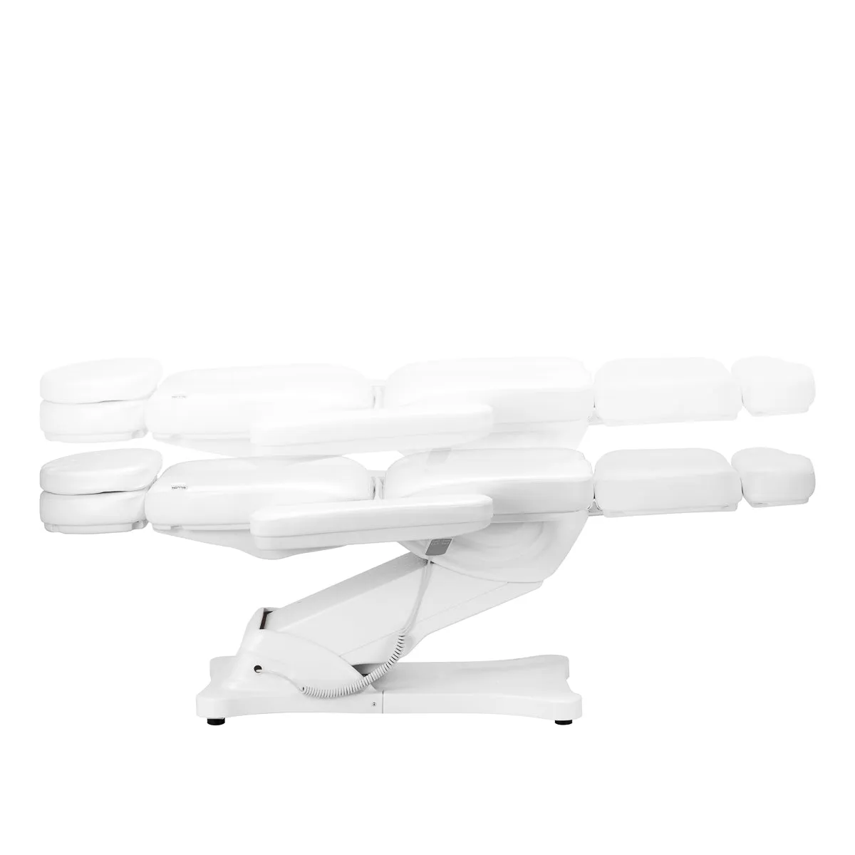 Sillon Electric Cosmetic Chair Classic 4 Motors with Cradle White