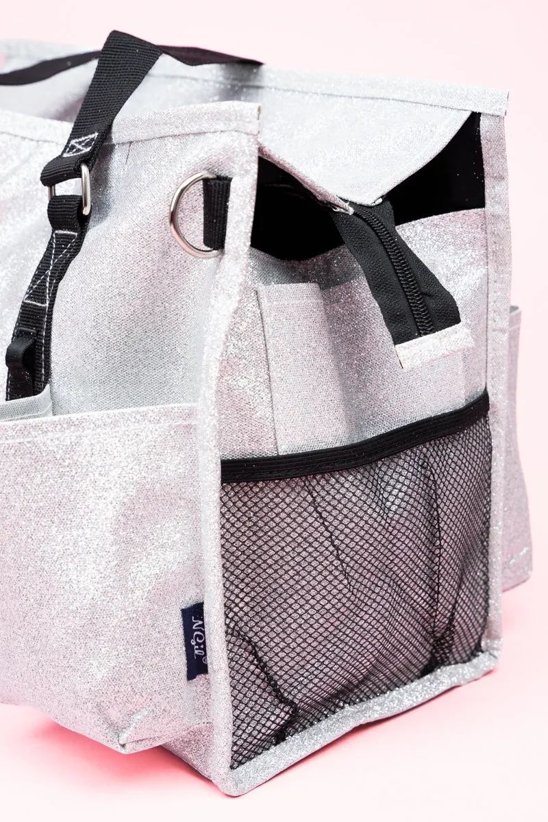 Silver Glitz & Glam Get Organized Tote