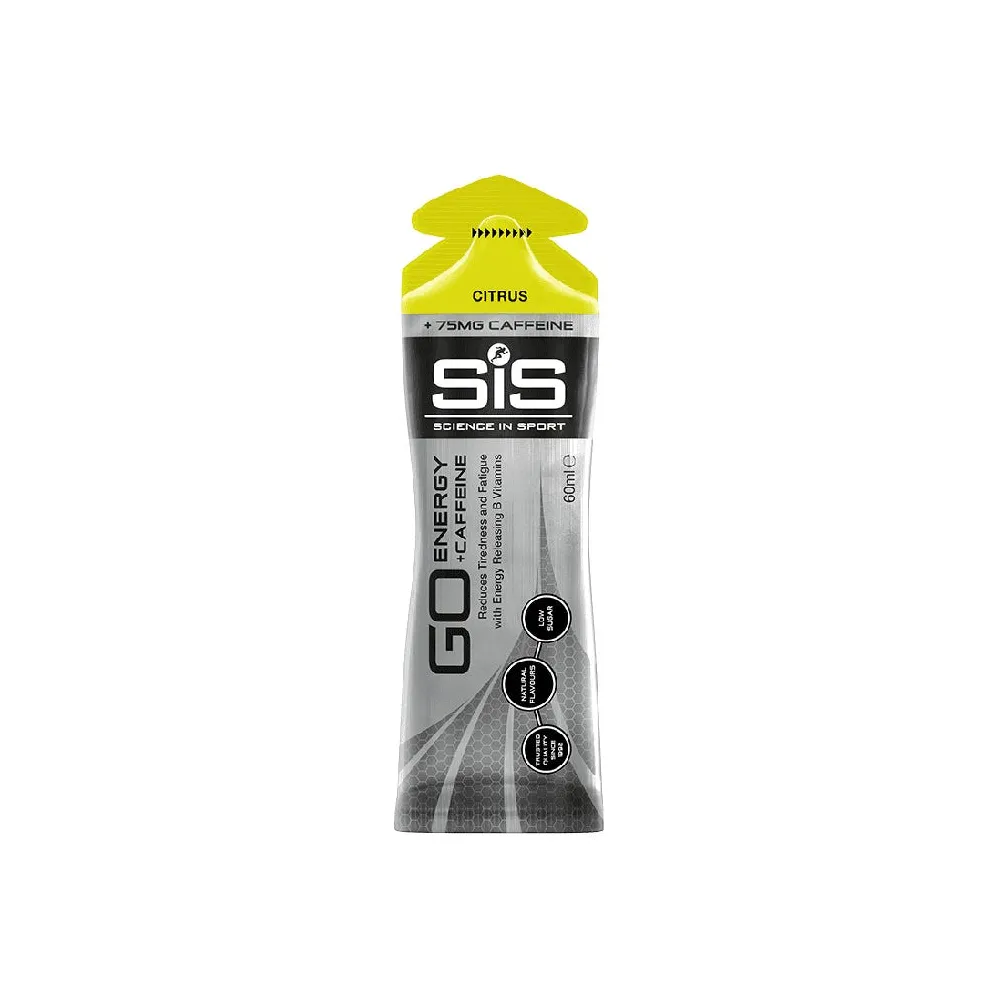 SIS Go Plus Caffeine Gels - Citrus (Single Serving)