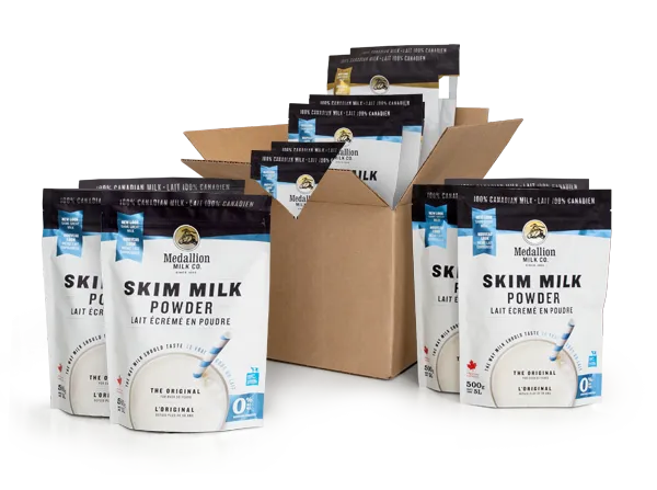 Skim Milk Powder 12 bags x 500g - Made in Canada