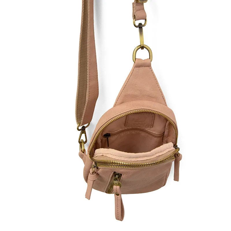 Skyler Sling Bag in Rose Quartz