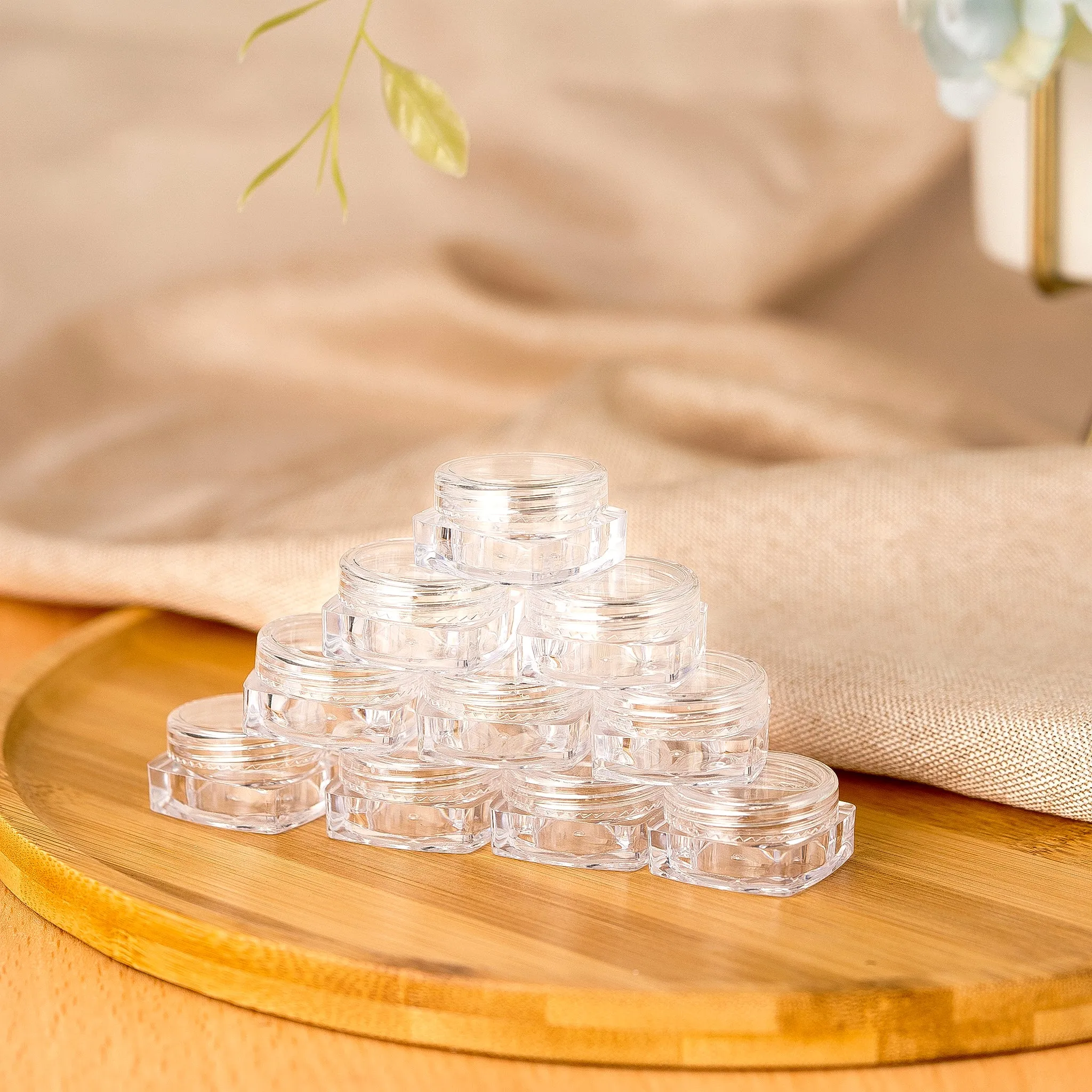 Small Empty Cosmetic Bottles Jar Pot Container