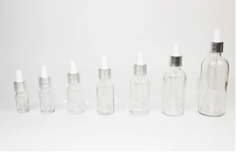 Small Sample Bottle Dropper Bottle Transparent