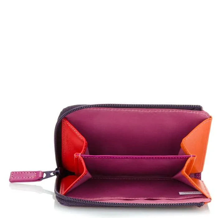 Small Zip Purse in Sangria Multi