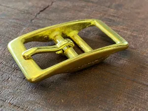 Solid Brass Double Bar Buckle
