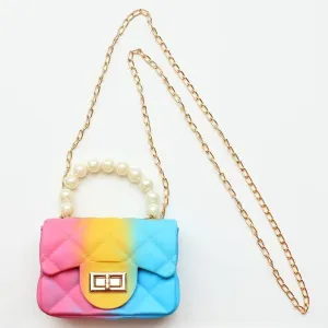 Sparkle Sisters Rainbow Tie Dye Jelly Purse
