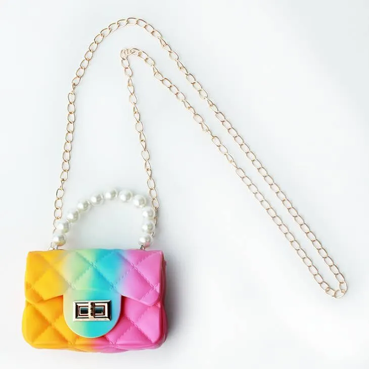 Sparkle Sisters Rainbow Tie Dye Jelly Purse