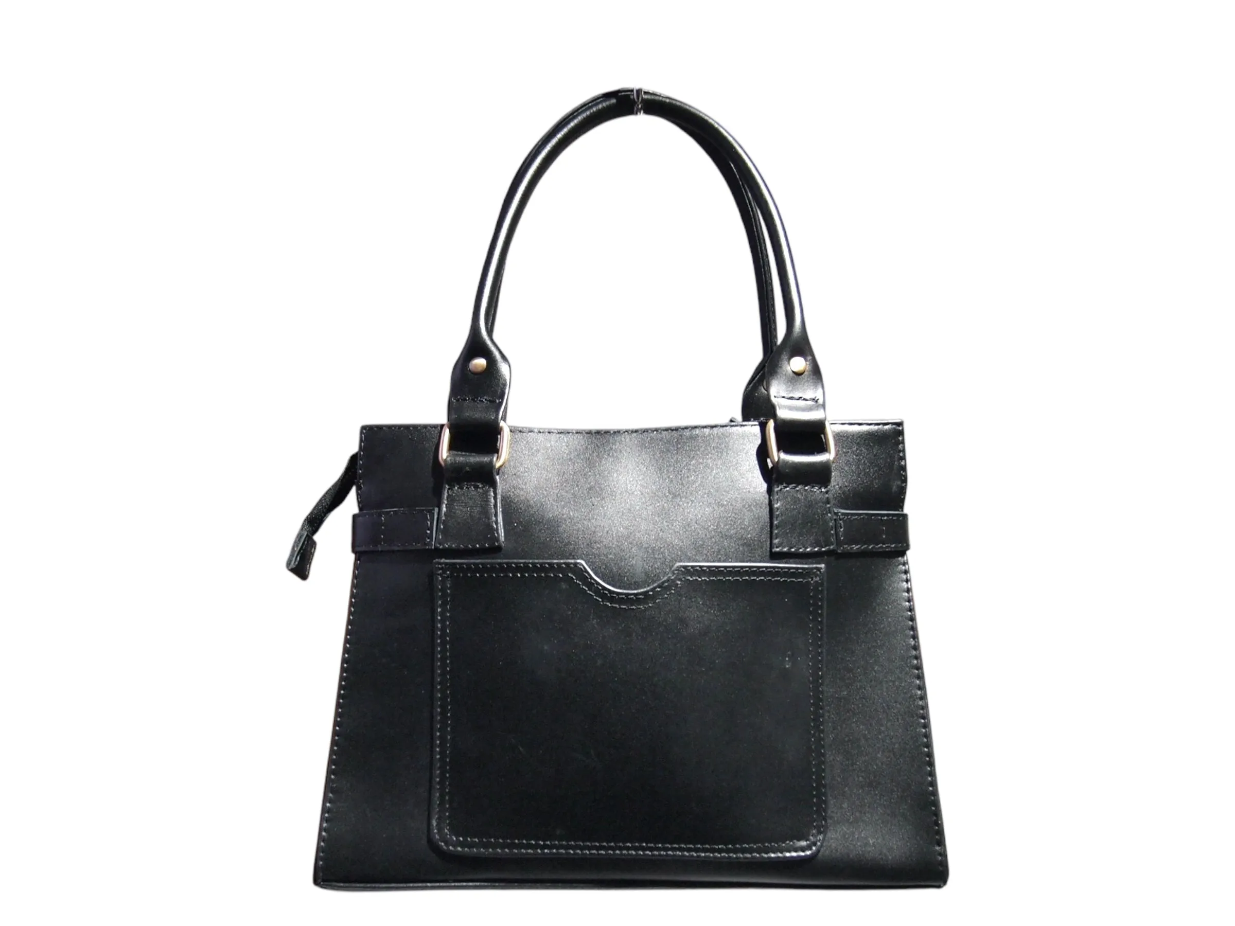 SQUARE KELLY- HANDMADE GENUINE LEATHER 50S STYLE CLASSIC BAG REMOVABLE STRAPS SHOULDER OR SLING BAG