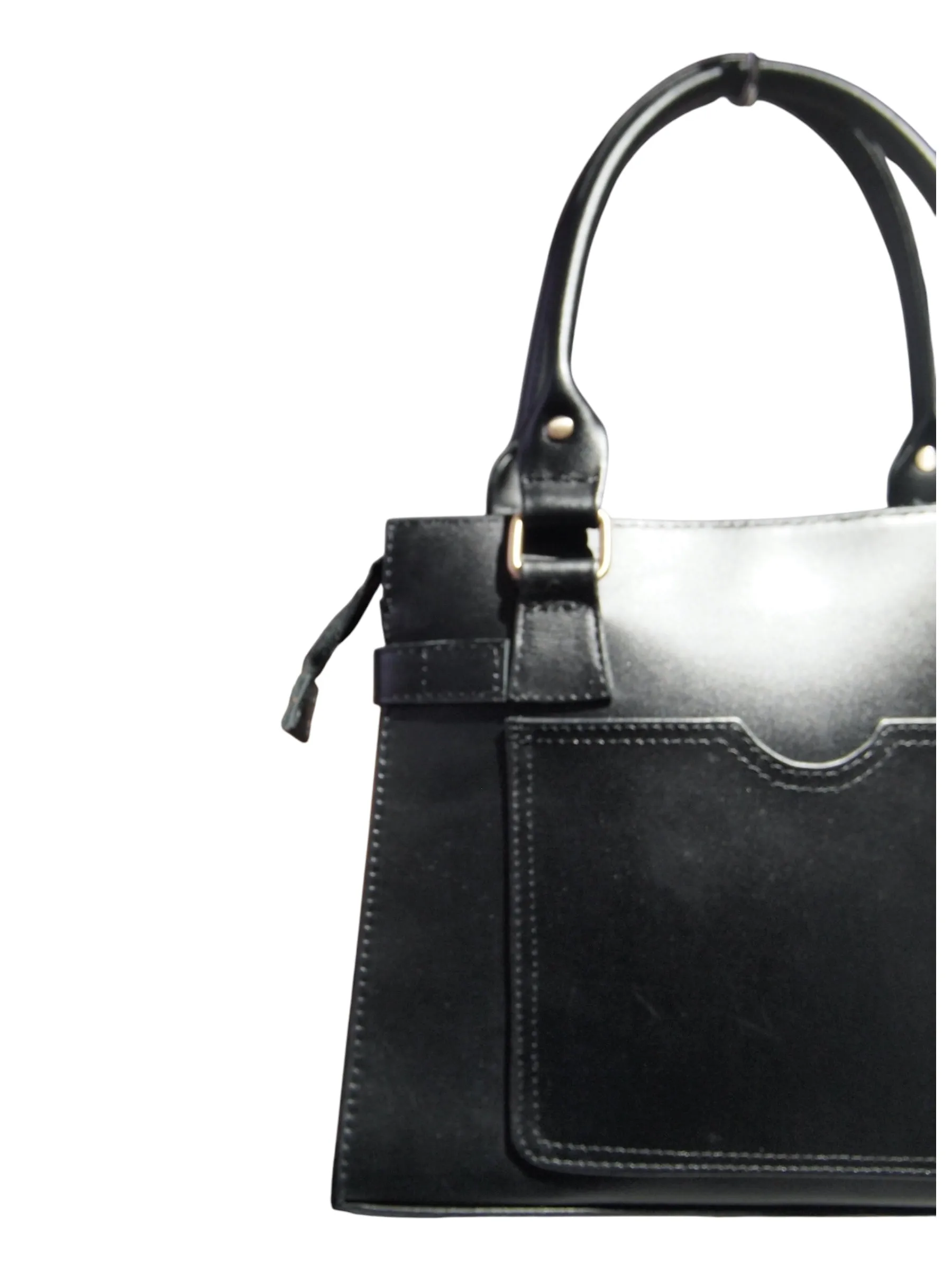 SQUARE KELLY- HANDMADE GENUINE LEATHER 50S STYLE CLASSIC BAG REMOVABLE STRAPS SHOULDER OR SLING BAG