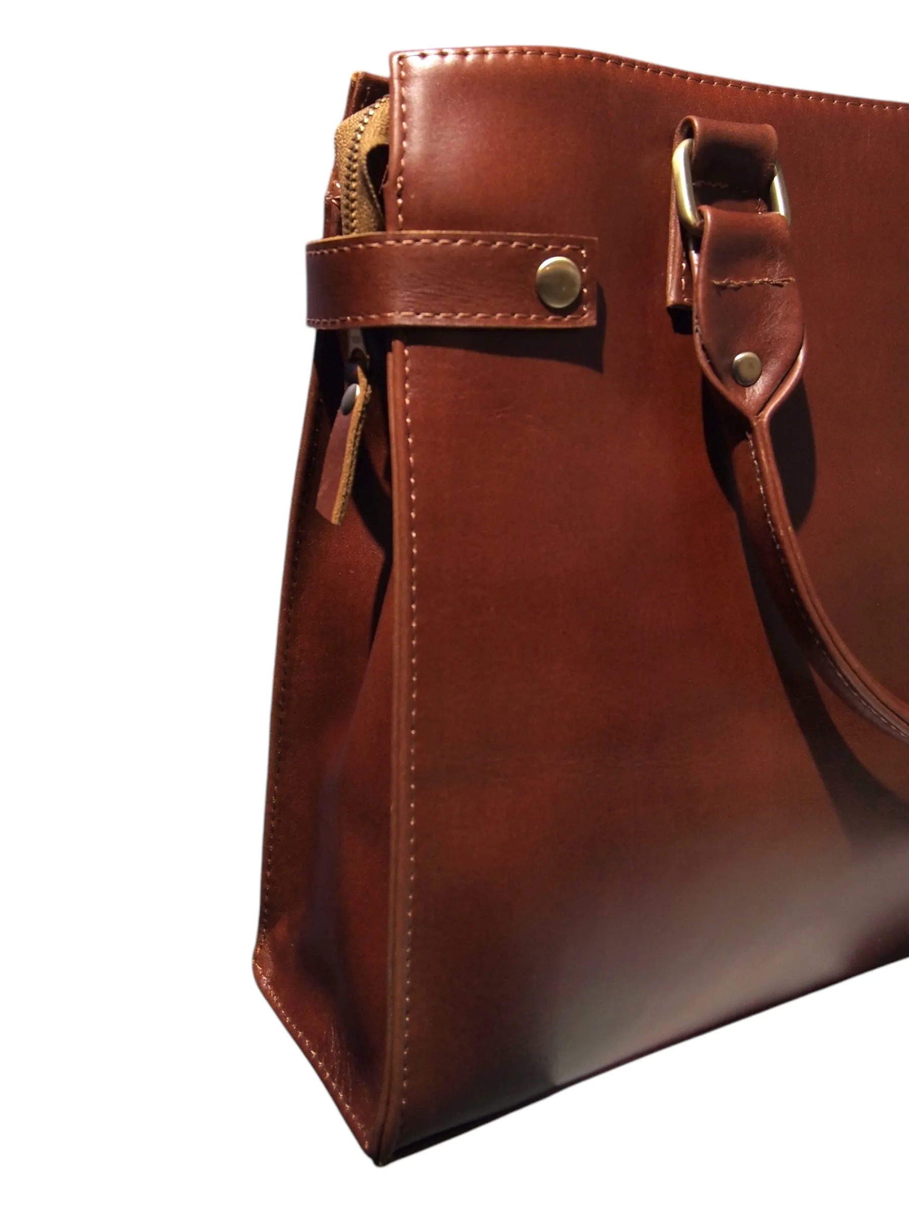 SQUARE KELLY- HANDMADE GENUINE LEATHER 50S STYLE CLASSIC BAG REMOVABLE STRAPS SHOULDER OR SLING BAG
