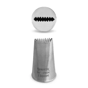 Star Ribbon or Basketweave Icing Nozzle 10mm