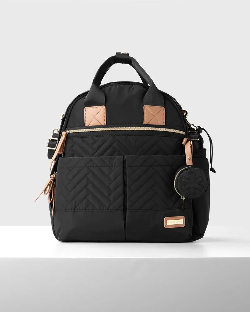 Suite 6 Piece Backpack Set Black - Ultimate Diaper Bag Collection
