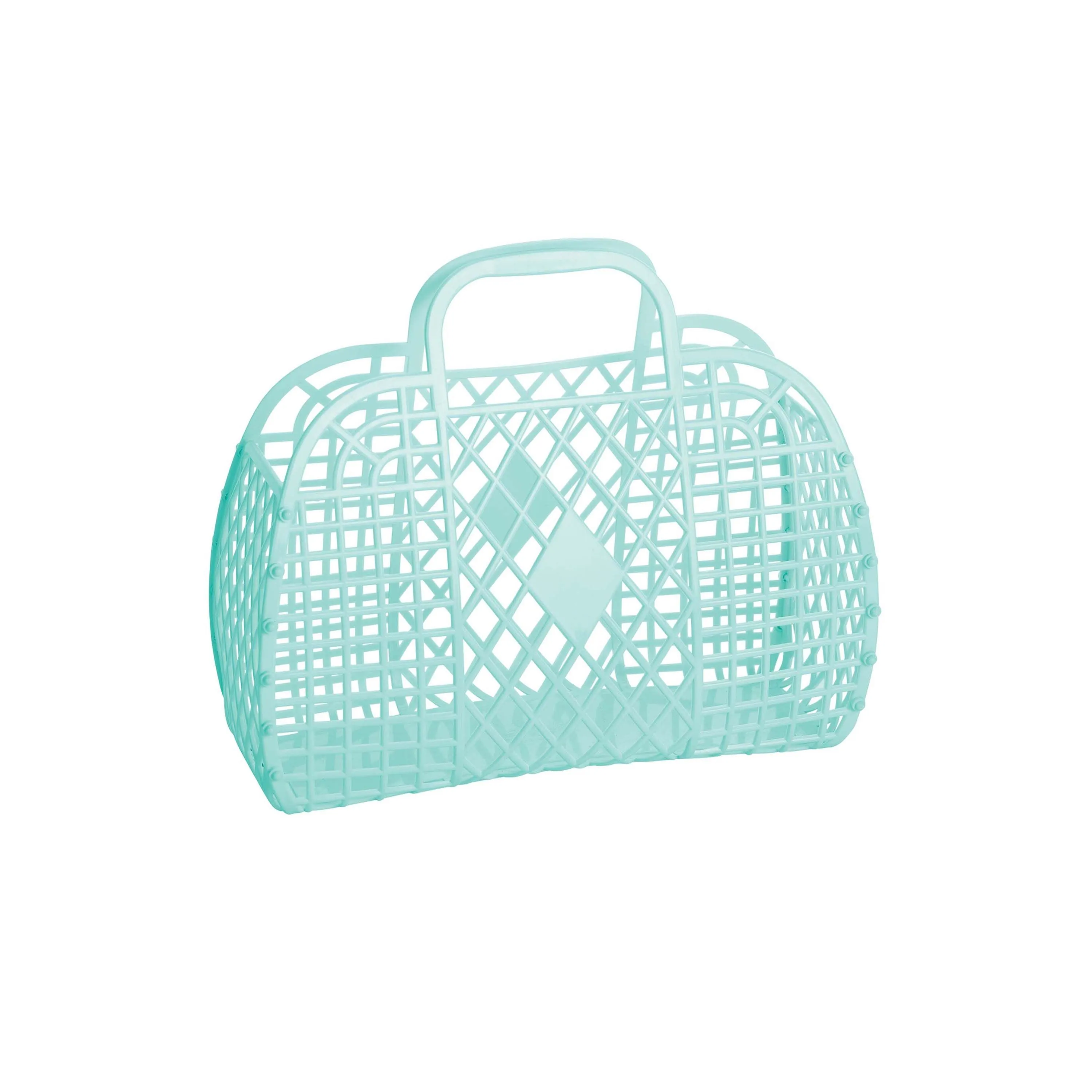 Sun Jellies Retro Basket Small - Mint