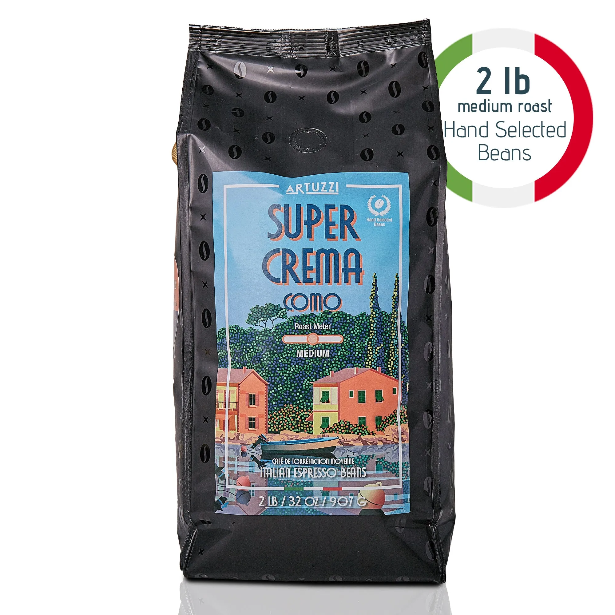 Super Crema Espresso Whole Beans 2 lbs (32 oz)