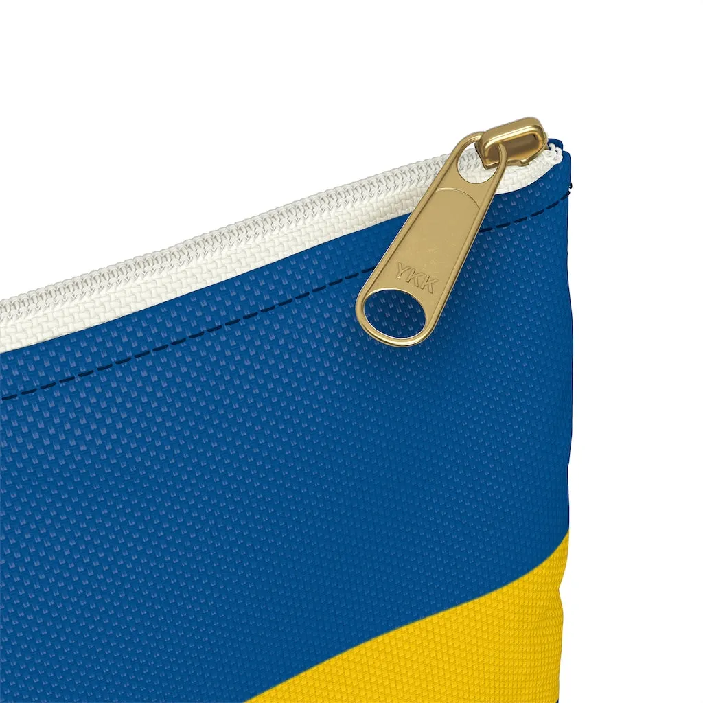 Swedish Flag Accessory Pouch