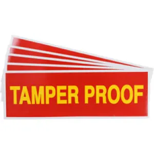 Tamper Proof Spill Kit Labels