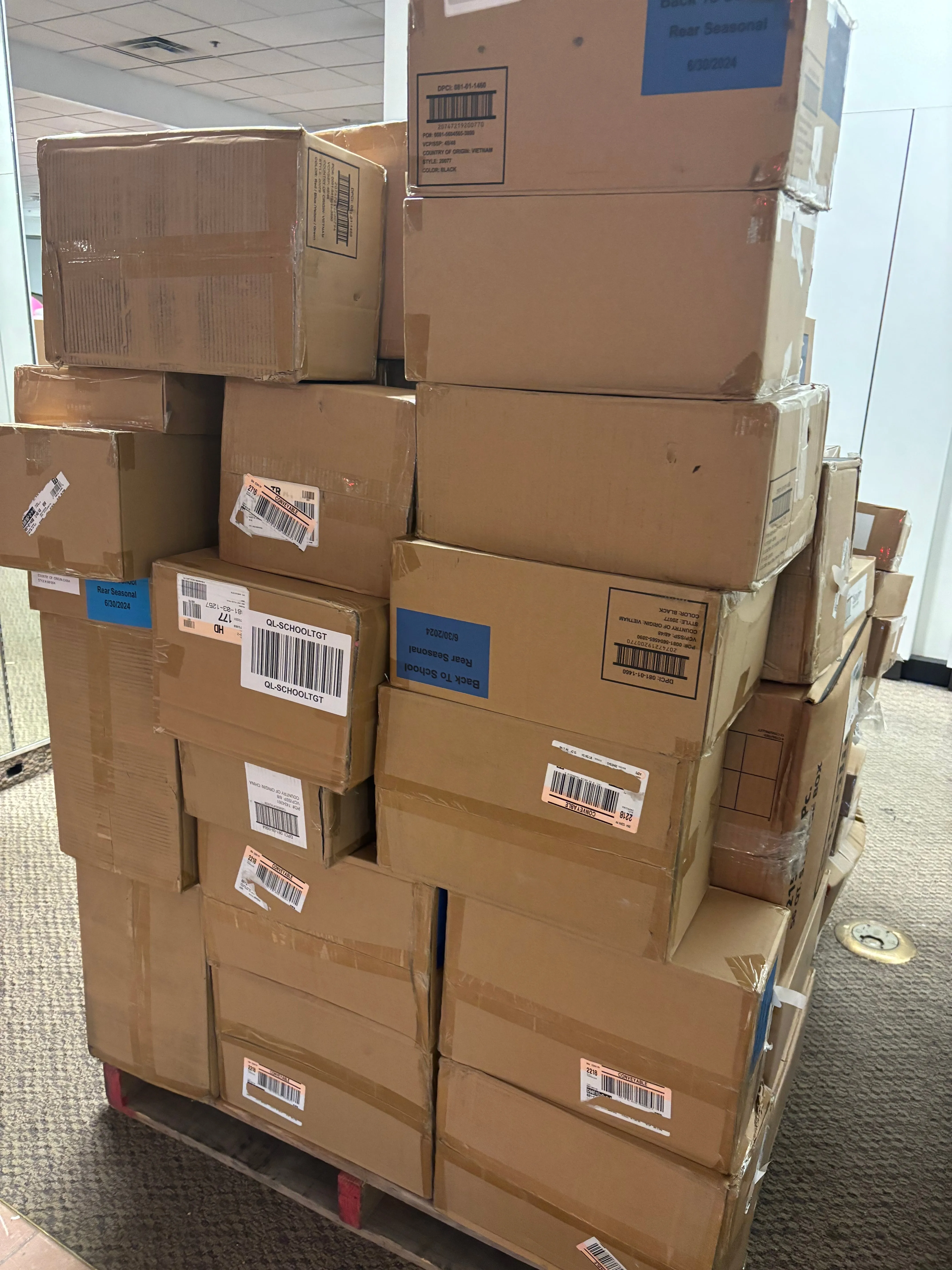 TGT School Supplies Truckloads