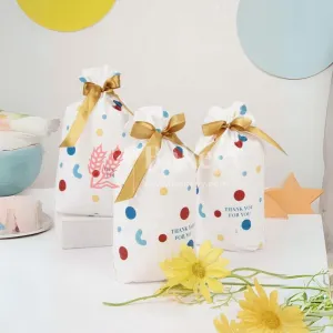 Thank You Plastic Stand Up Treat Favor Bags Gift Wrapper Bags for Candy Cookie Chocolate | Pack of 50