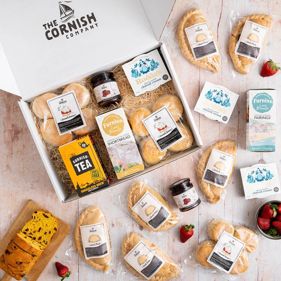 The Pasty & Cream Tea Party Hamper