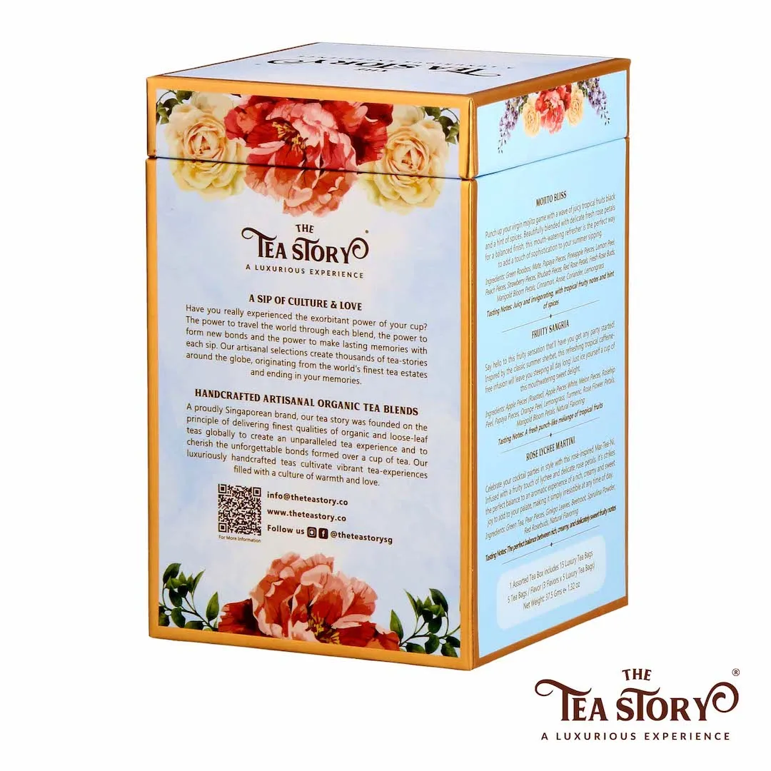 The Tea Story Cocktail Blends Assorted Tea Box