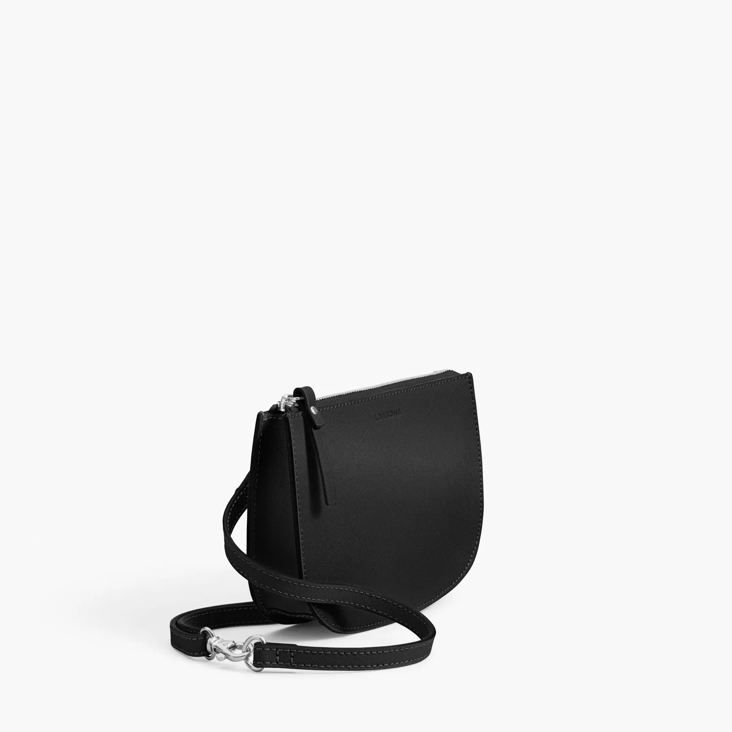 The Waverley 2 - Saffiano Leather - Black / Silver / Grey