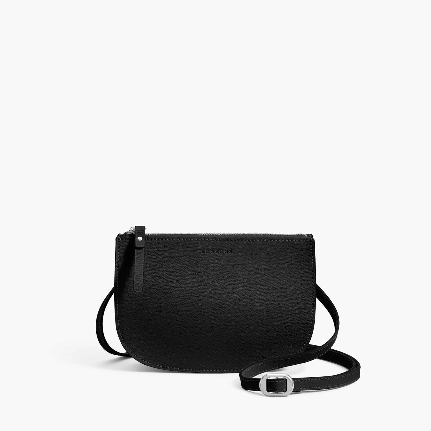 The Waverley 2 - Saffiano Leather - Black / Silver / Grey