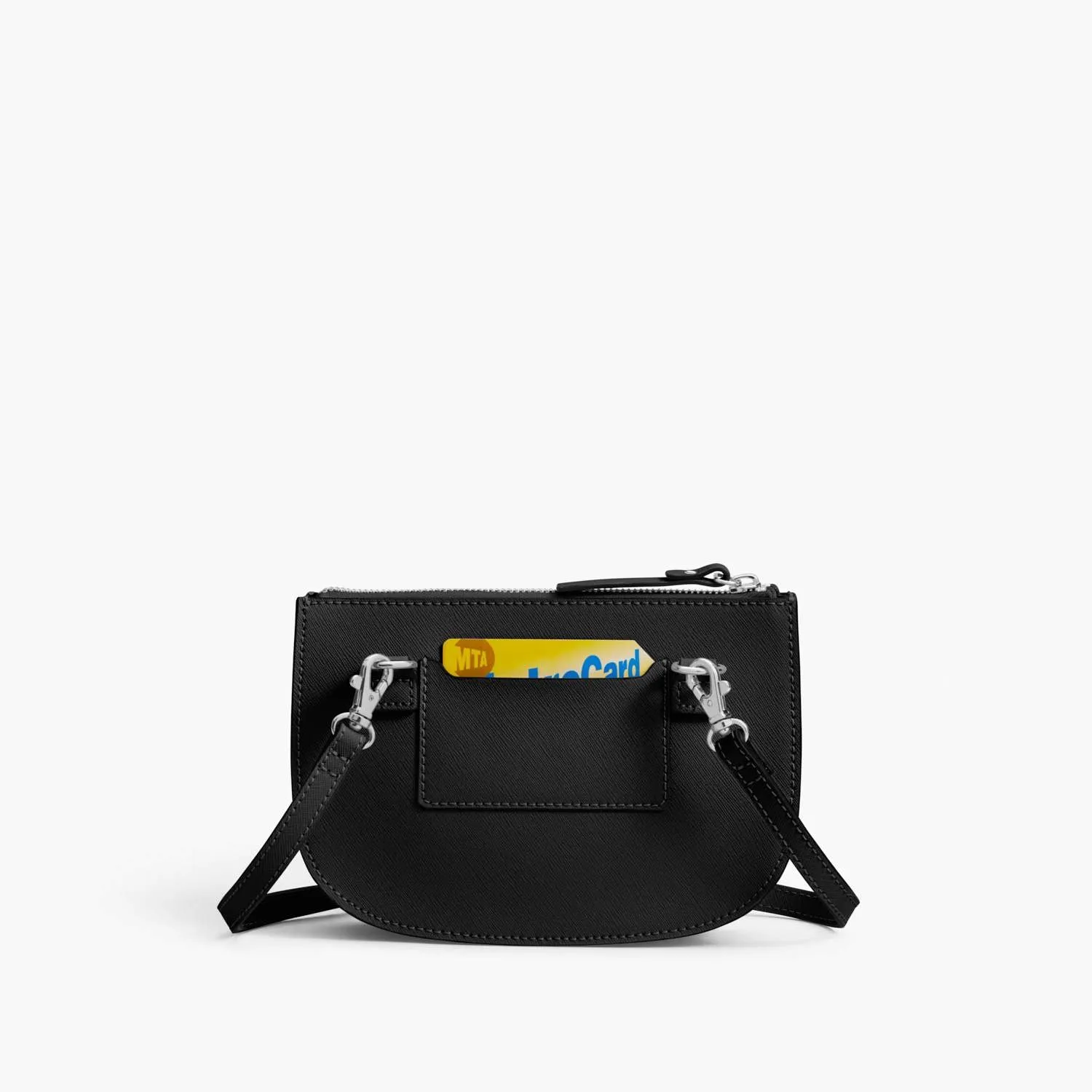 The Waverley 2 - Saffiano Leather - Black / Silver / Grey