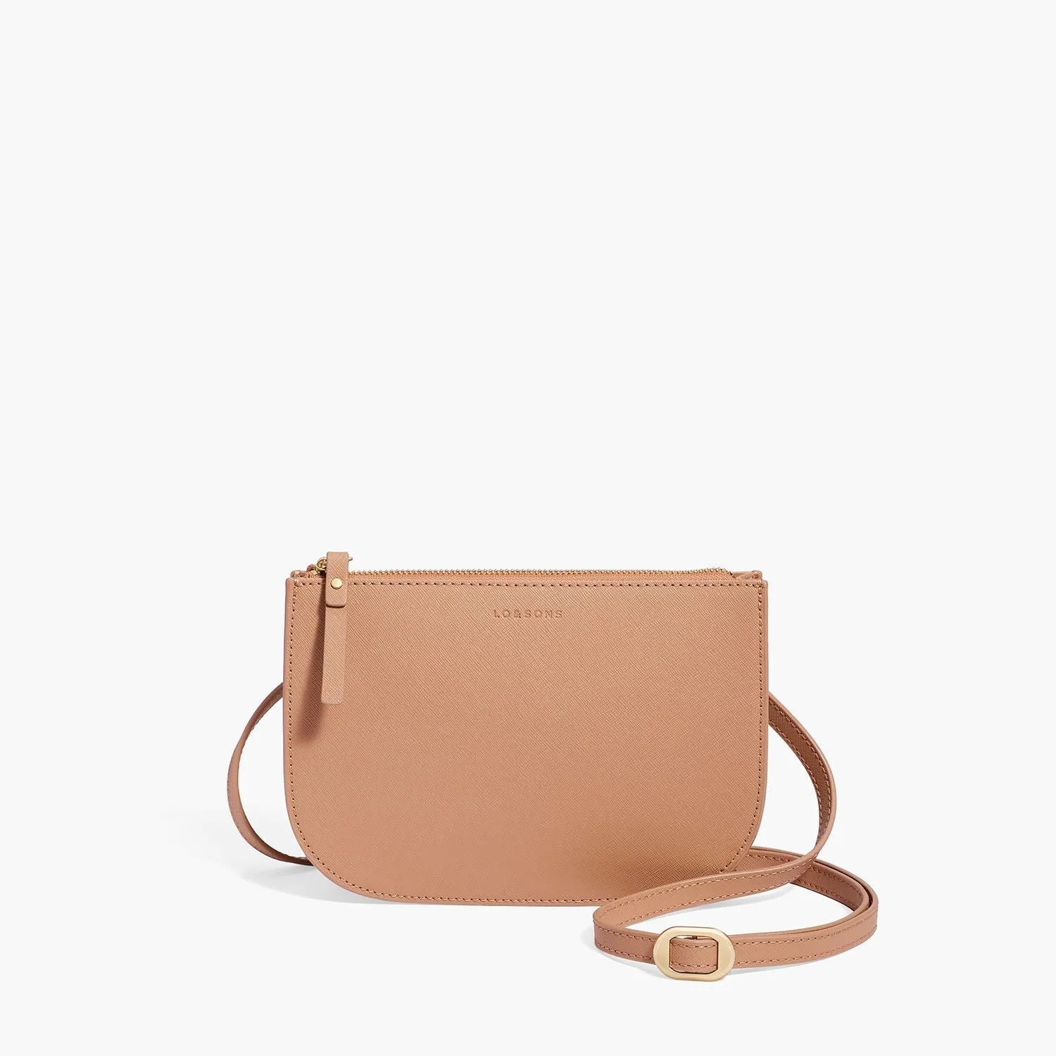 The Waverley 2 - Saffiano Leather - Dark Tan / Gold / Camel