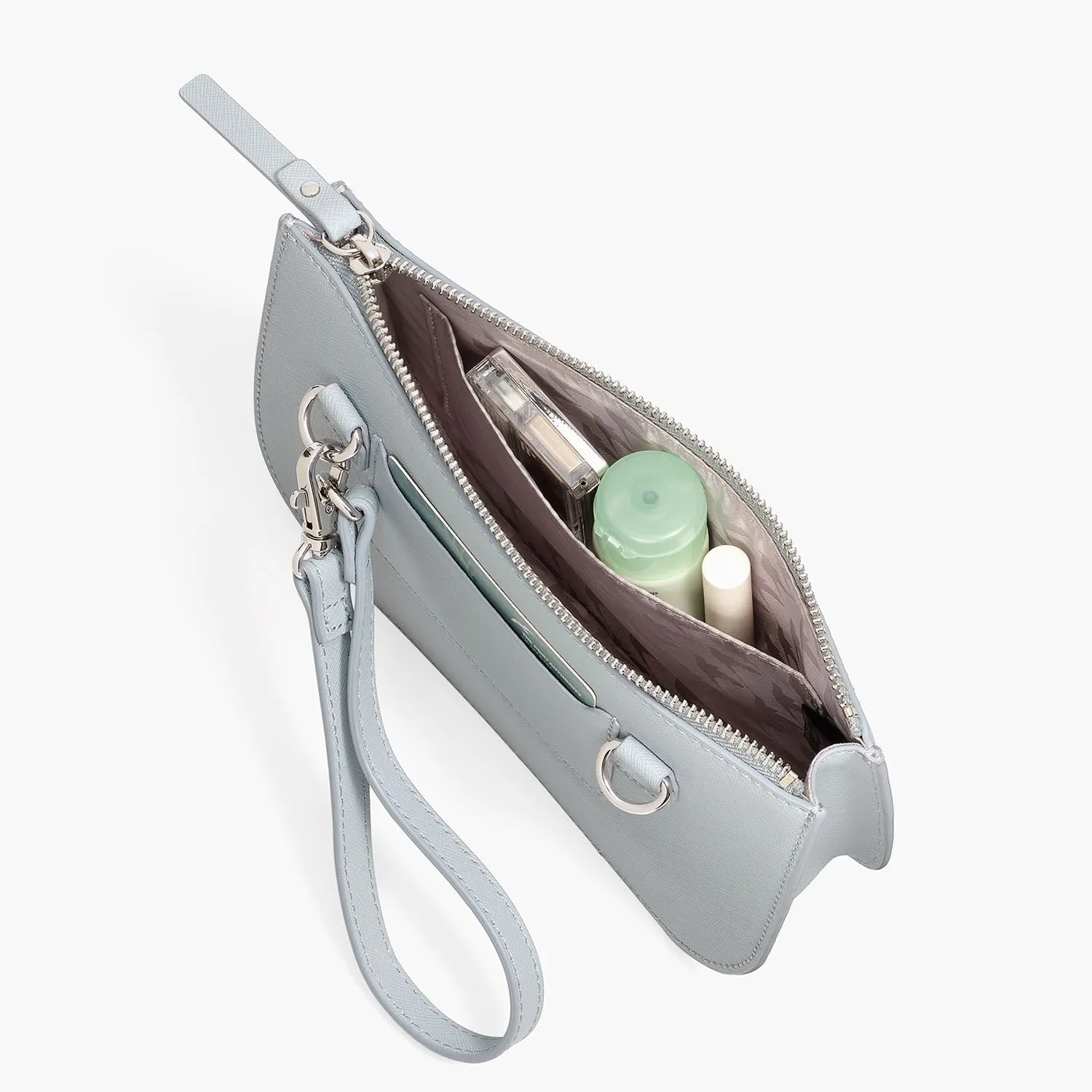 The Waverley 2 - Saffiano Leather - Desert Blue / Silver / Grey