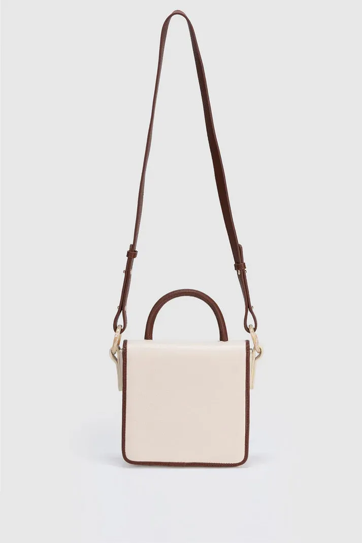 The Wolf Gang Layla Mini Box Bag - Ivory