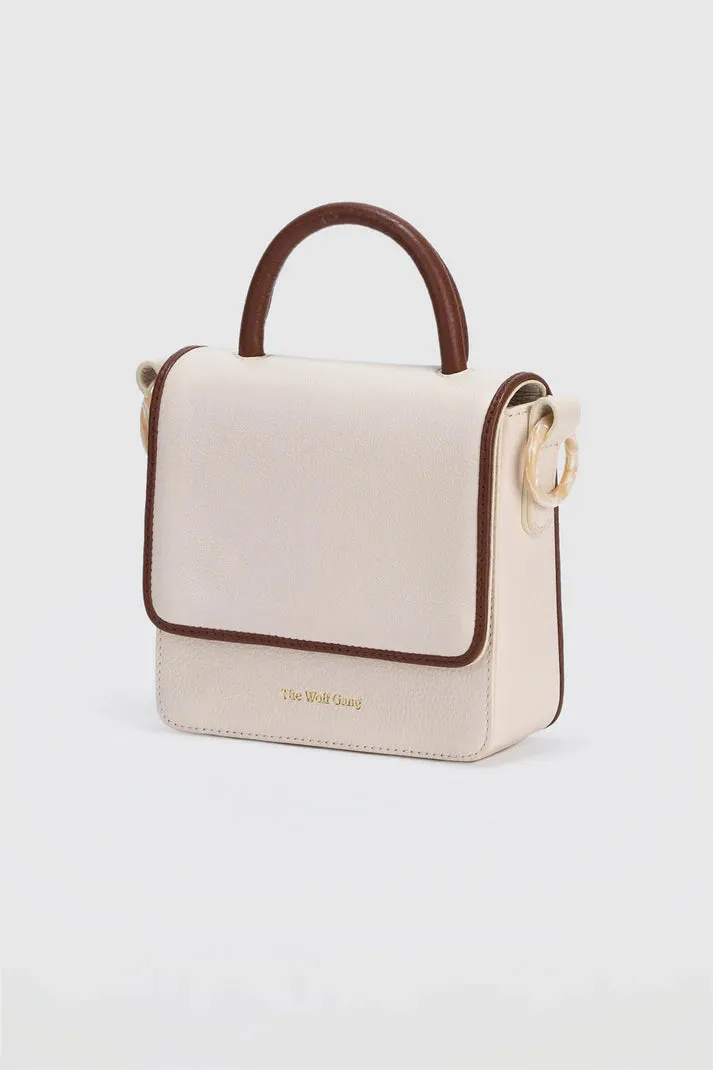 The Wolf Gang Layla Mini Box Bag - Ivory