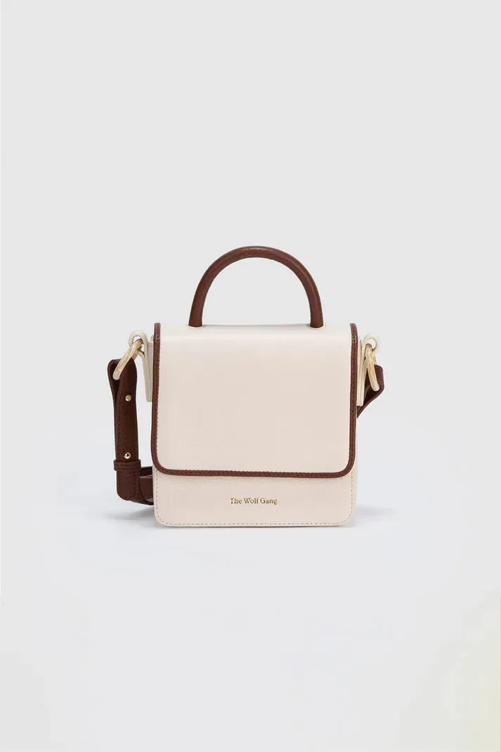 The Wolf Gang Layla Mini Box Bag - Ivory