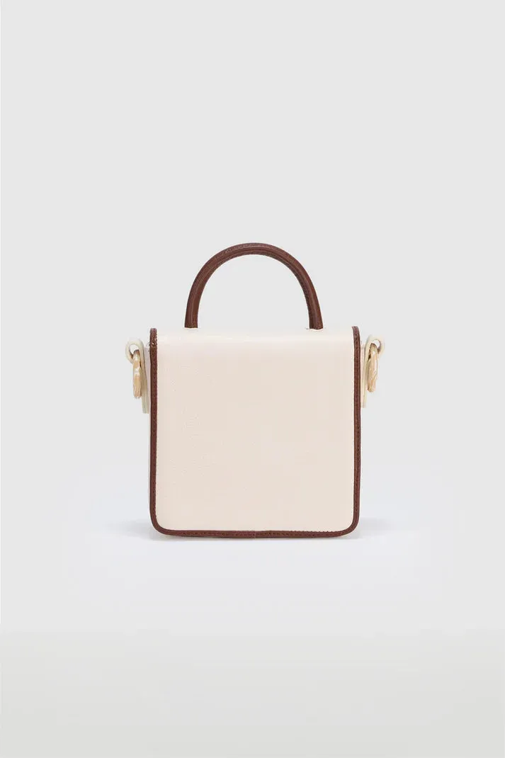 The Wolf Gang Layla Mini Box Bag - Ivory