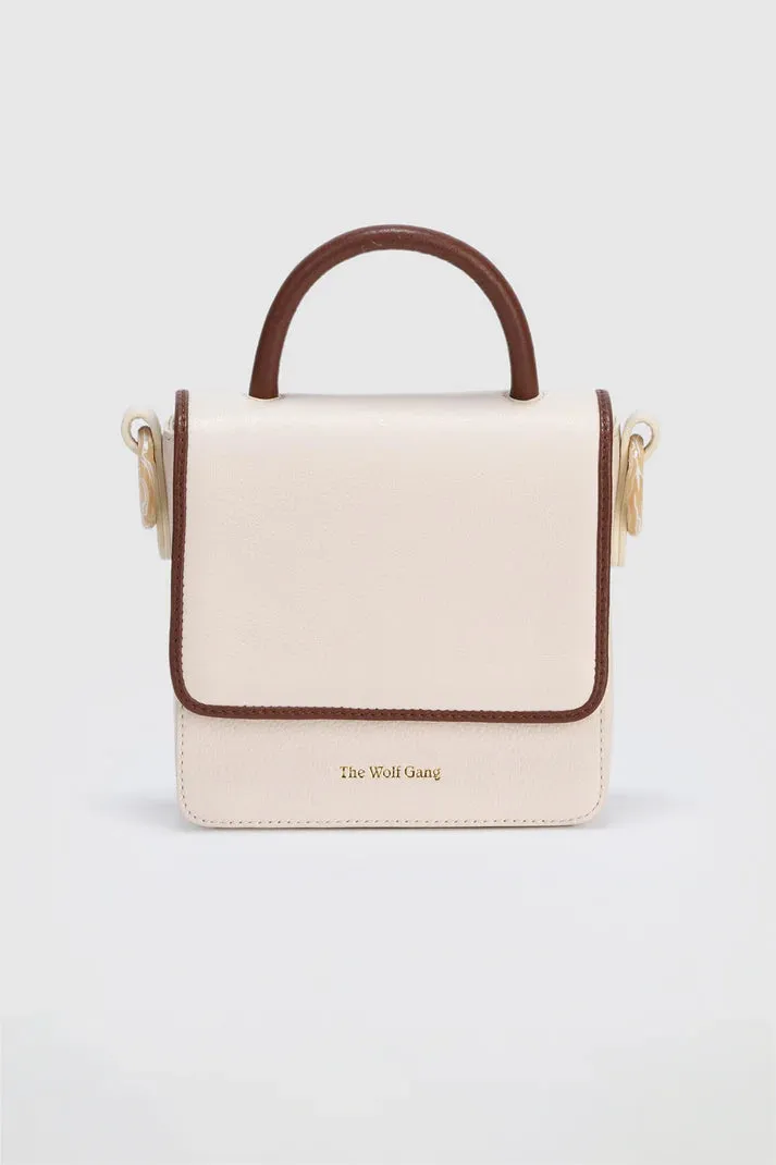The Wolf Gang Layla Mini Box Bag - Ivory