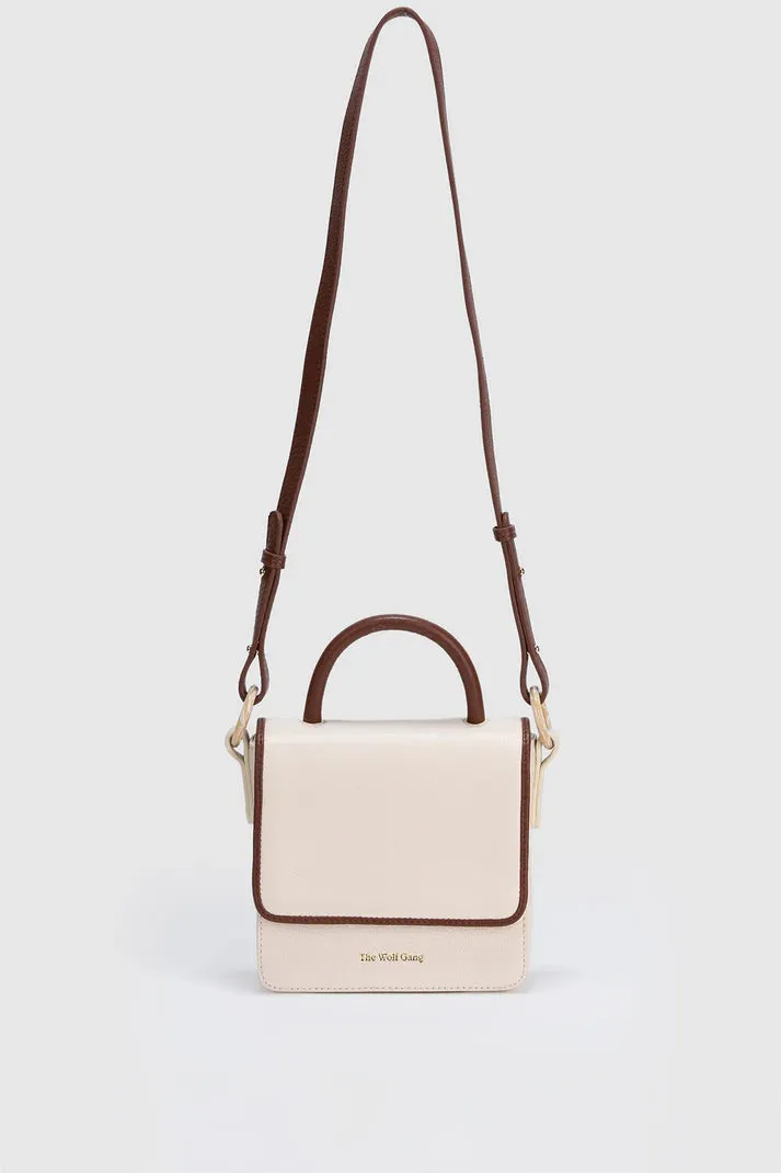 The Wolf Gang Layla Mini Box Bag - Ivory