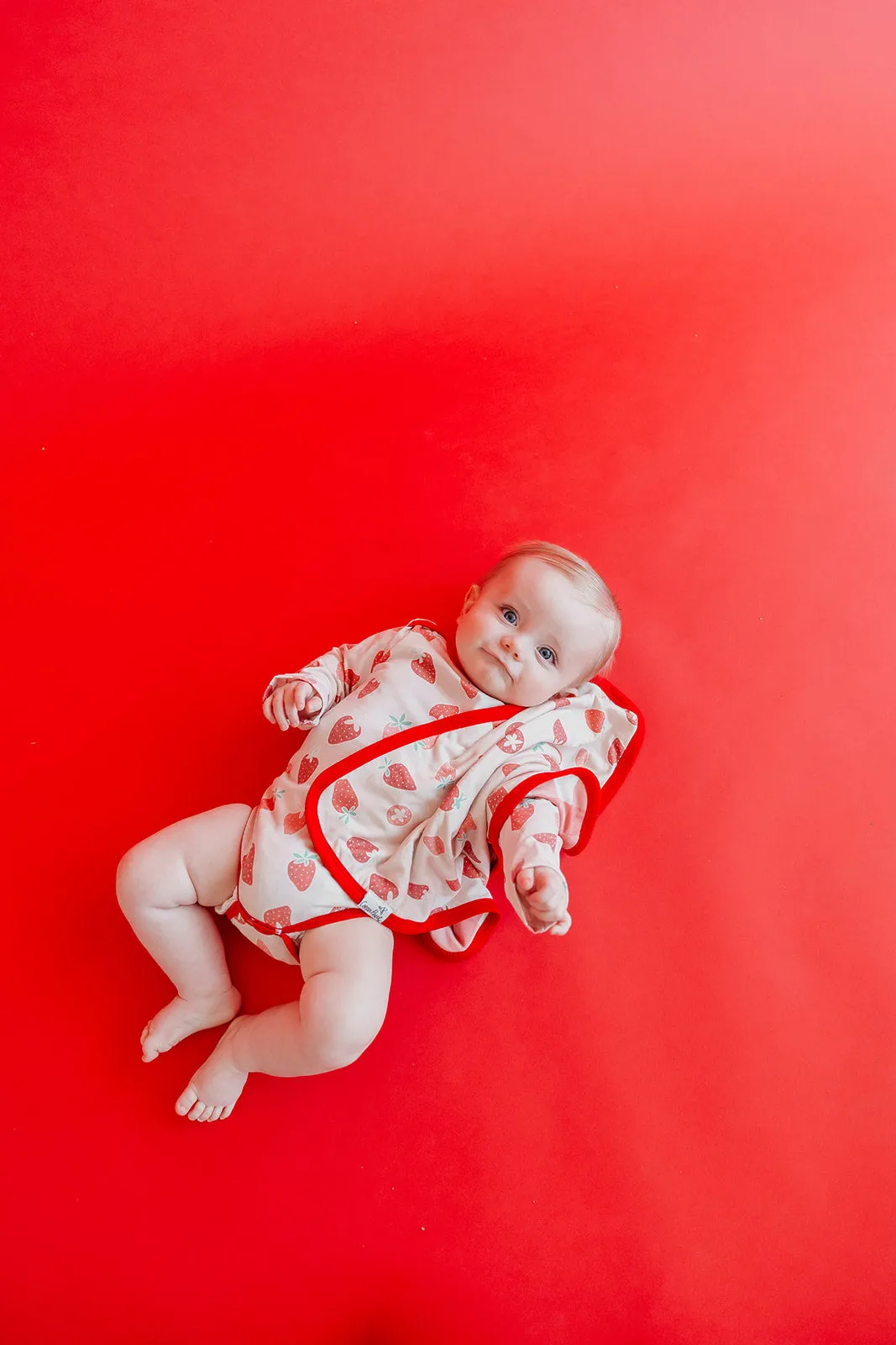 Three-Layer Security Blanket Set - Strawberry