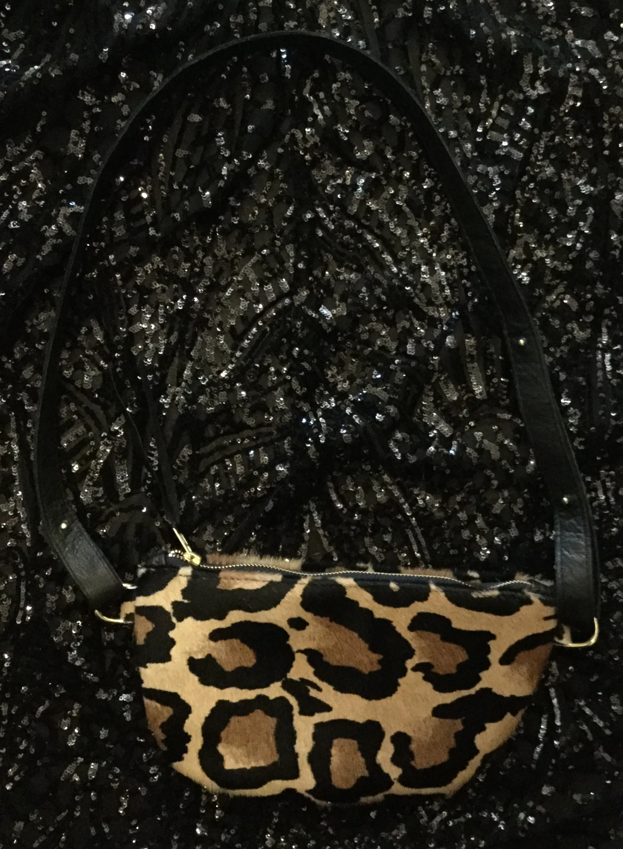 Totem Salvaged Leopard Sling Bag