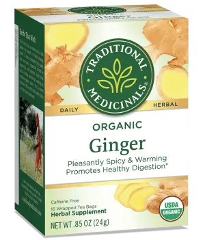 Traditional Medicinals - Organic Ginger Tea, 16 Bags