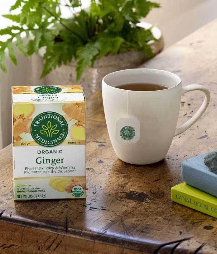 Traditional Medicinals - Organic Ginger Tea, 16 Bags