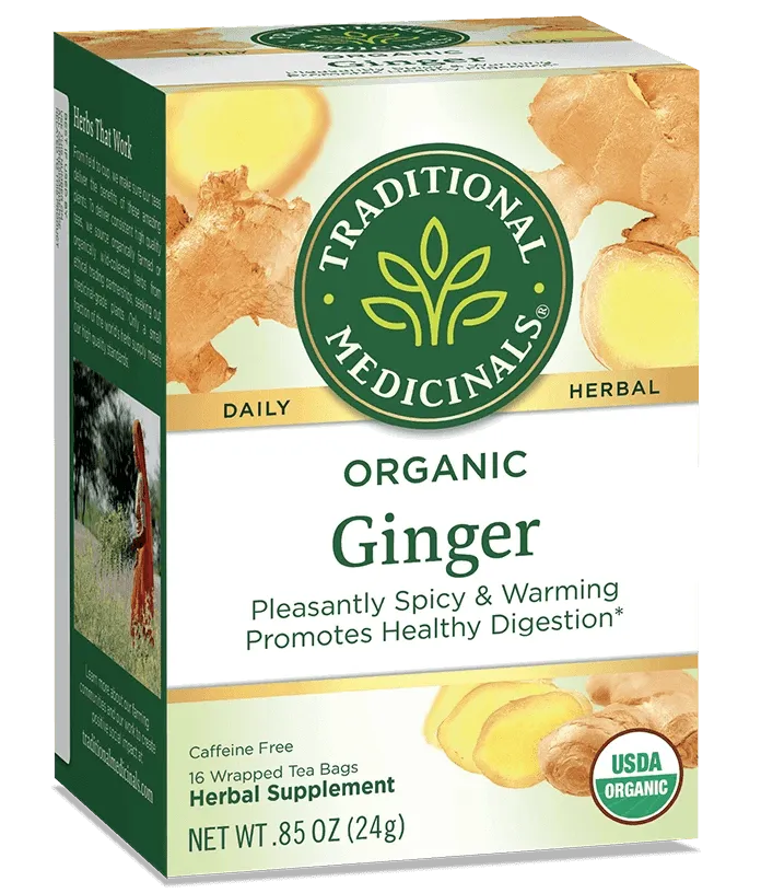 Traditional Medicinals - Organic Ginger Tea, 16 Bags