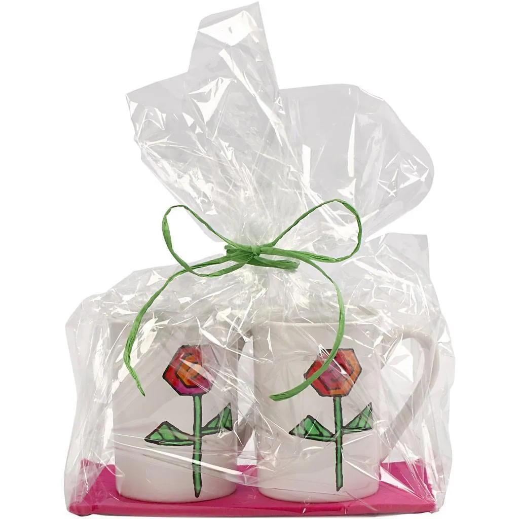 Transparent Cellophane Roll For Florist Uses Wrapping Gifts Bouquets Hampers 10m