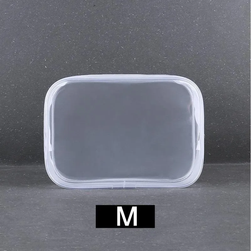 Transparent PVC Cosmetic Bag 4PCS